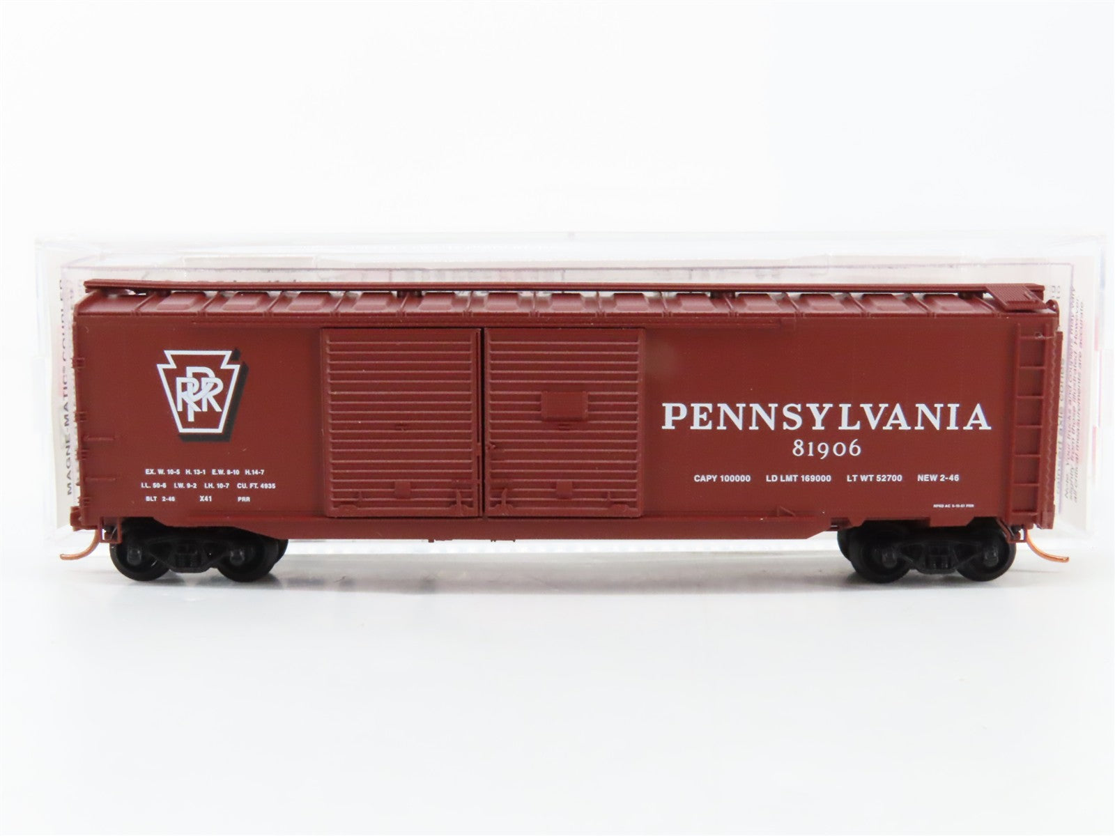 N Scale Micro-Trains MTL 78010 PRR Pennsylvania 50' Auto Box Car 81906 RTR