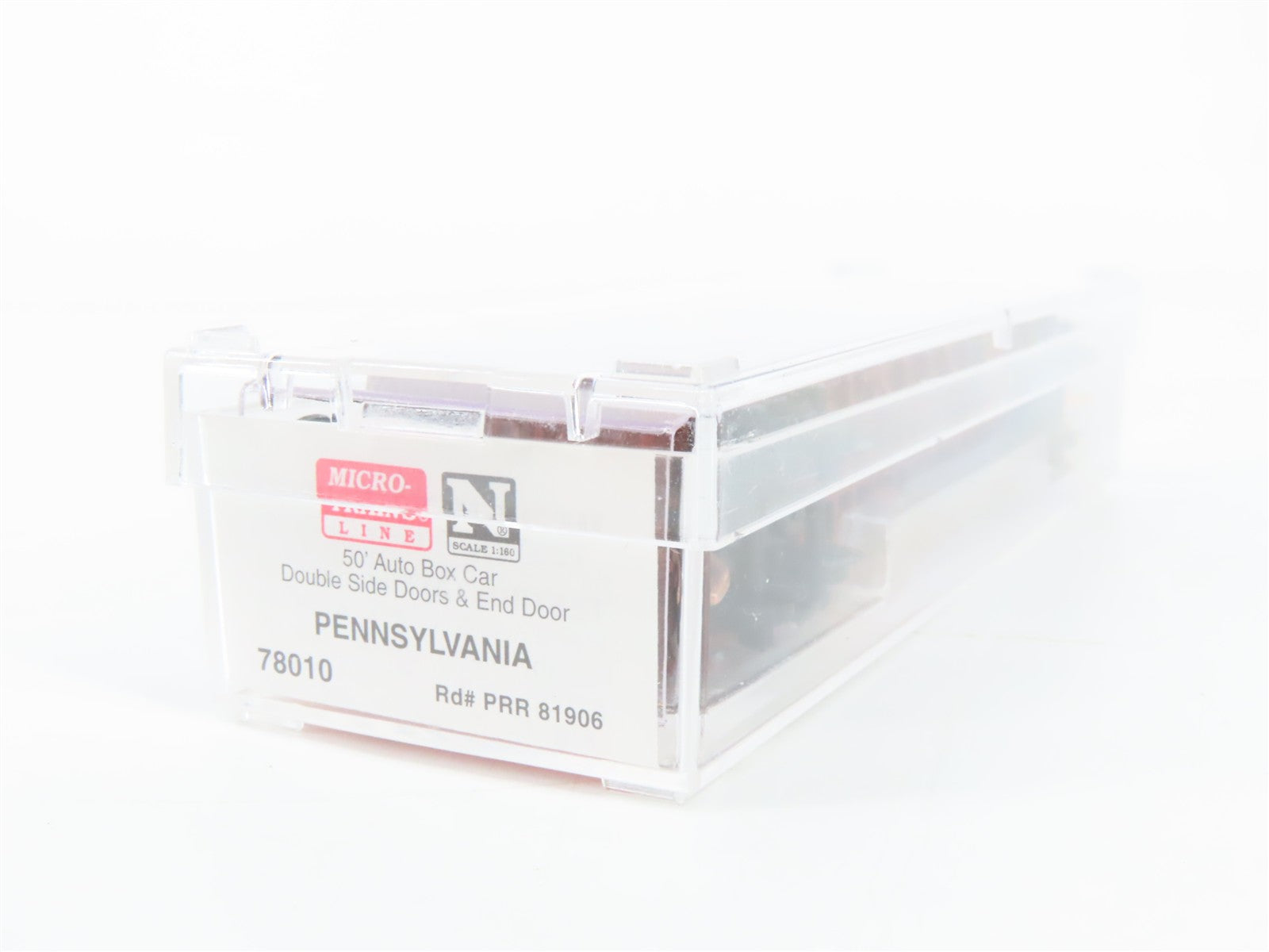 N Scale Micro-Trains MTL 78010 PRR Pennsylvania 50' Auto Box Car 81906 RTR