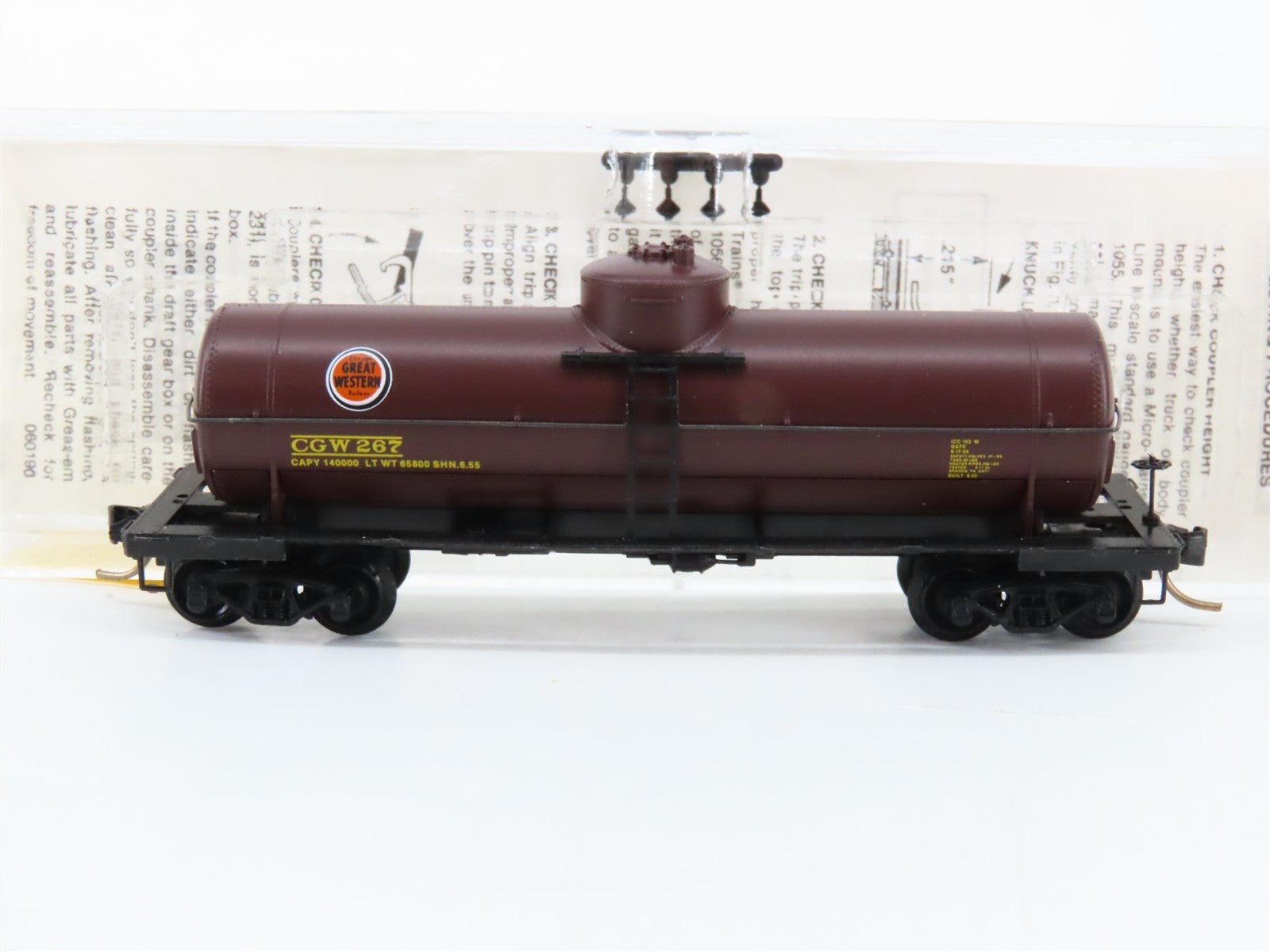 N Micro-Trains MTL 65320 CGW Chicago Great Western 39' Single Dome Tank Car 267