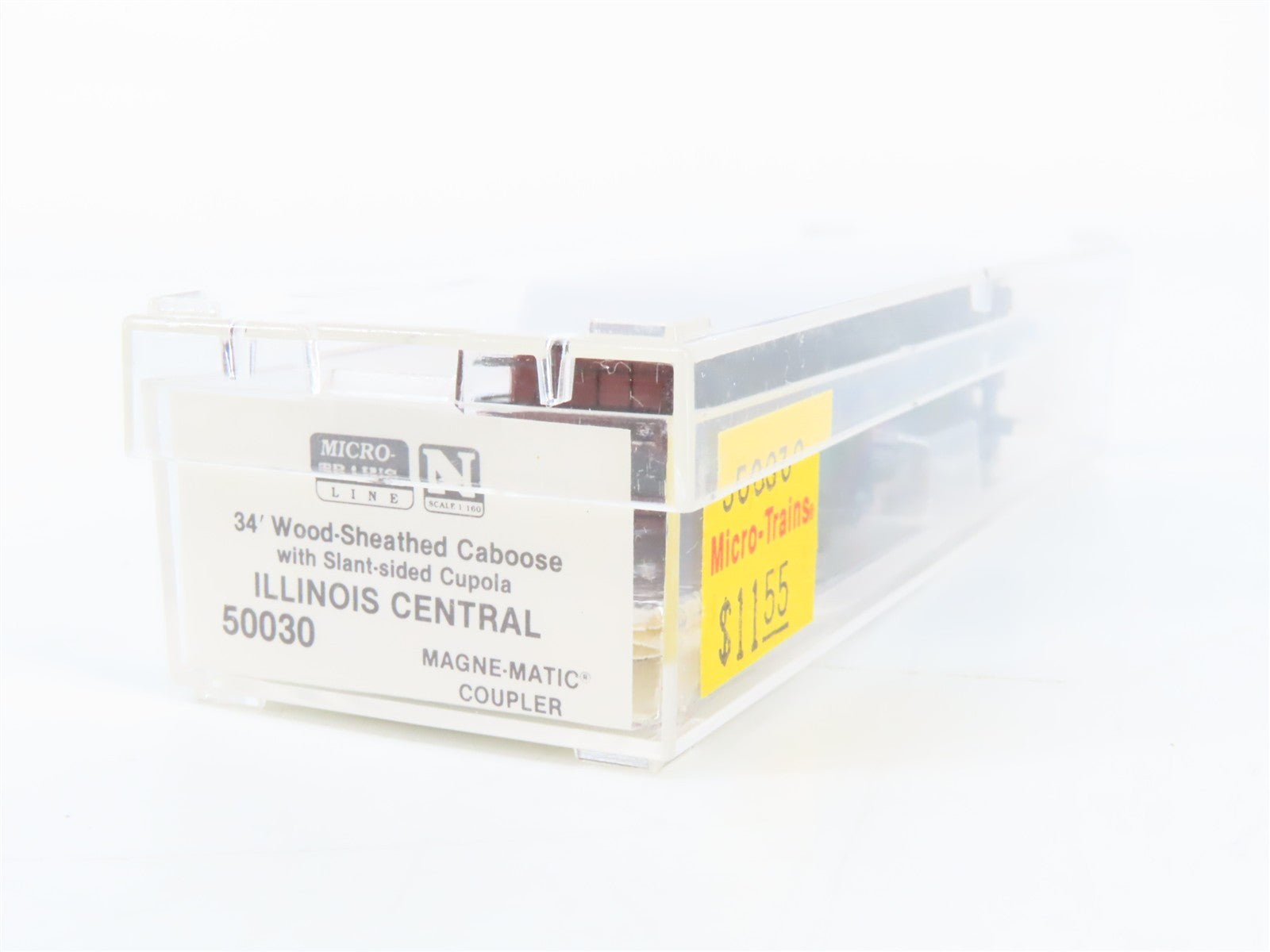 N Scale Micro-Trains MTL 50030 IC Illinois Central 34' Wood Caboose 9251 RTR