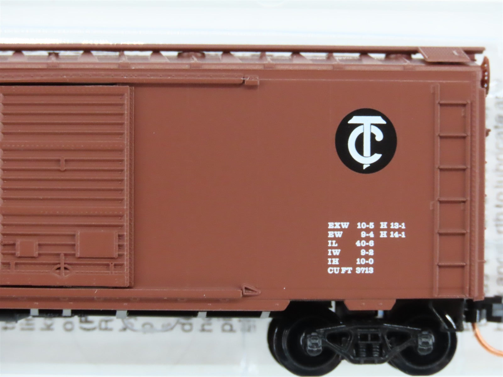 N Scale Micro-Trains MTL 20720 TC Tennessee Central 40' Box Car 7962 RTR