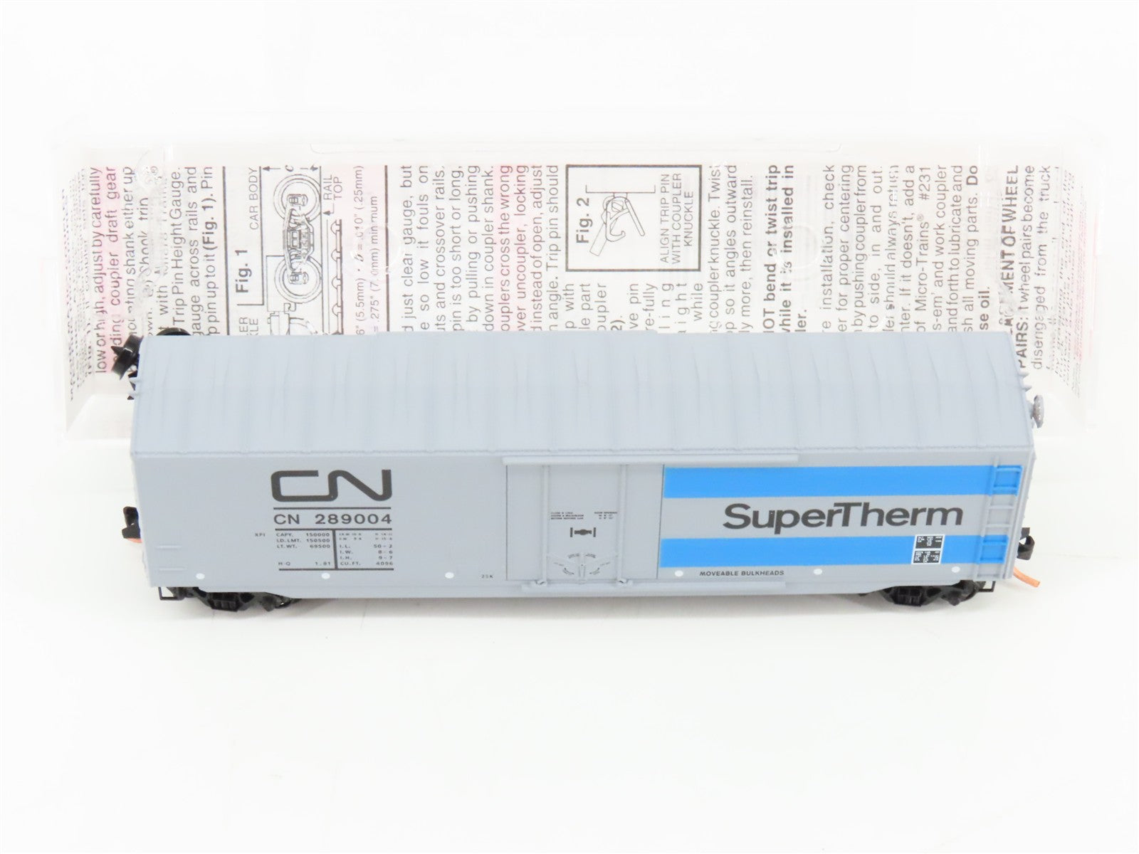N Scale Micro-Trains MTL 38330 CN Canadian National 50' Box Car 289004 RTR