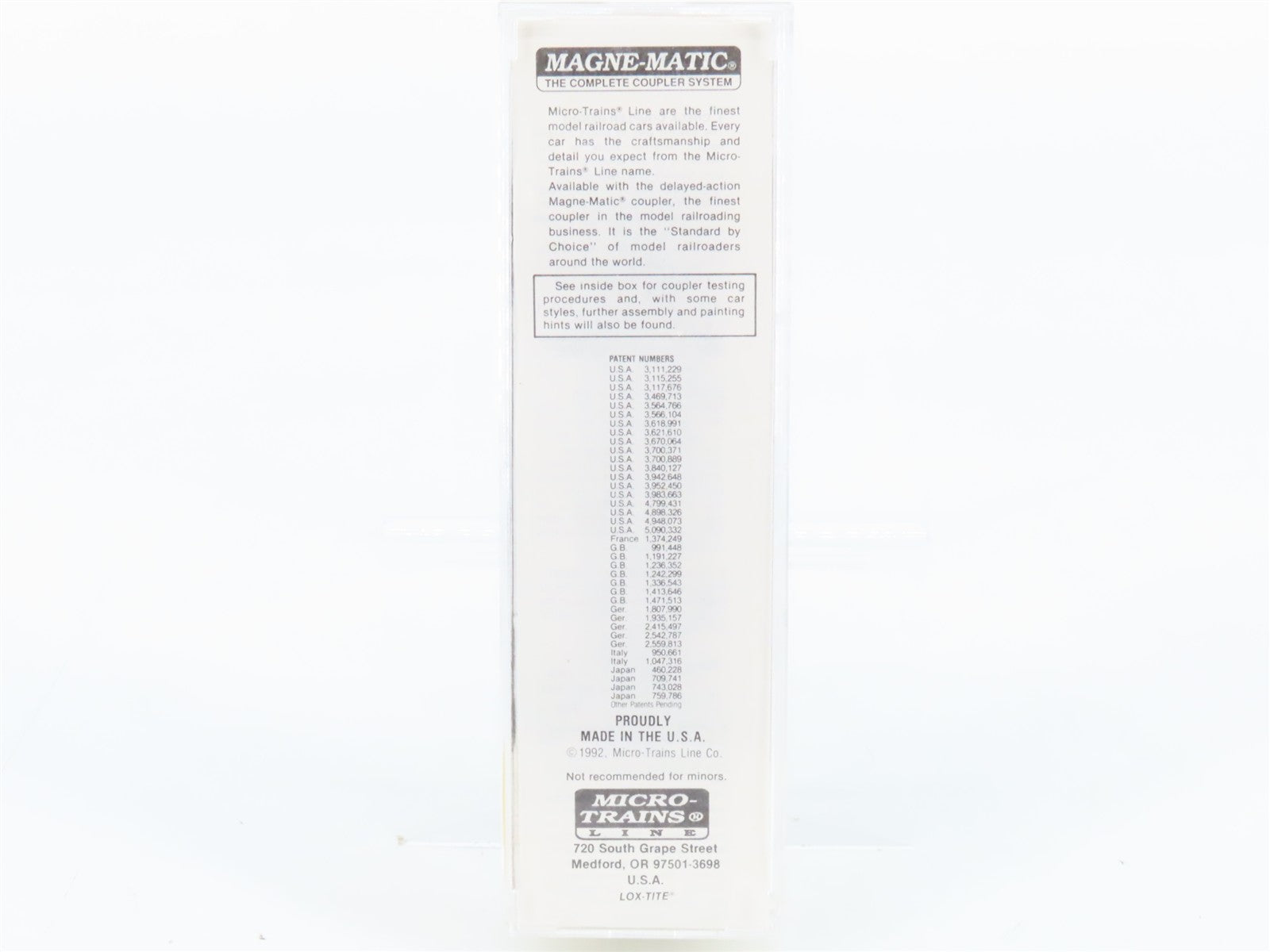 N Scale Micro-Trains MTL 28030 SP Southern Pacific 40' Box Car 26360 RTR