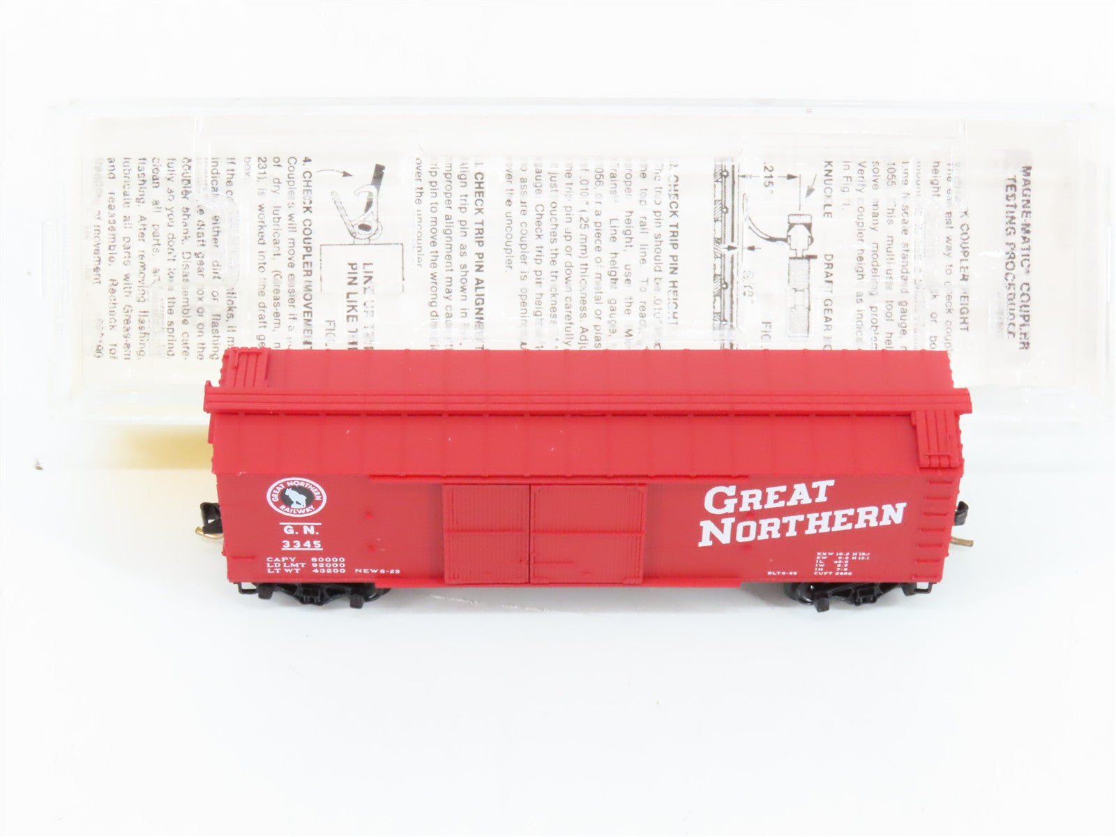 N Scale Micro-Trains MTL 43040 GN Great Northern 40' Box Car 3345 RTR