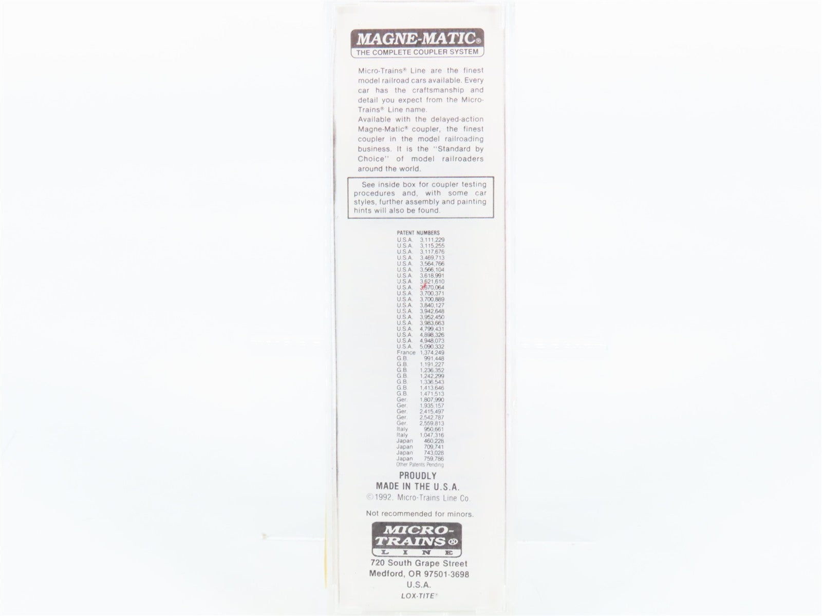 N Scale Micro-Trains MTL 43040 GN Great Northern 40' Box Car 3345 RTR
