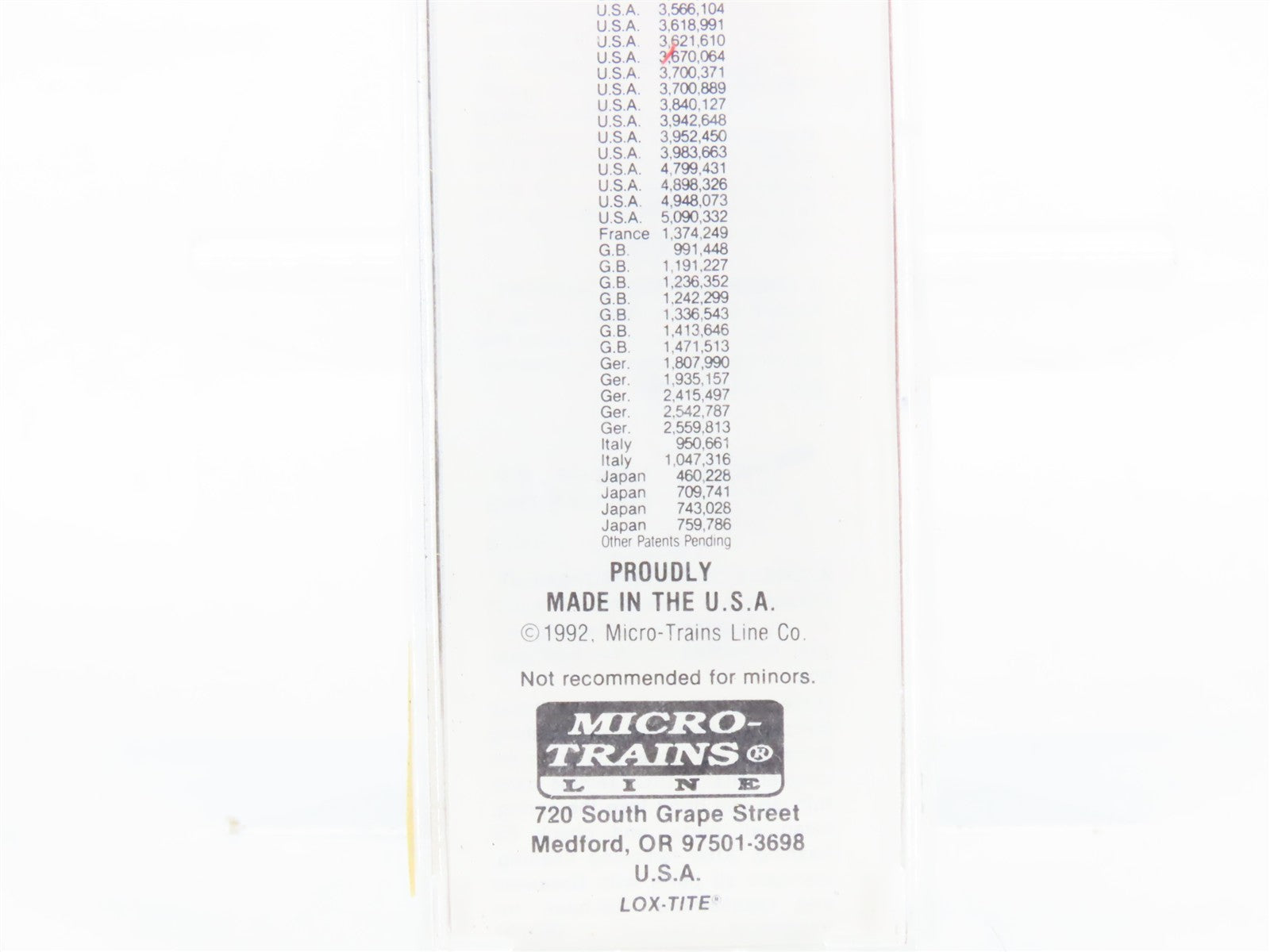 N Scale Micro-Trains MTL 43040 GN Great Northern 40' Box Car 3345 RTR