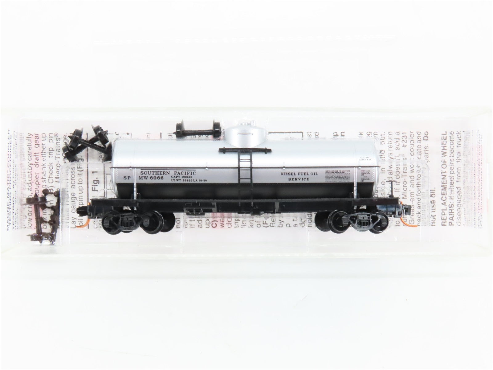 N Micro-Trains MTL 06500200 SPMW Southern Pacific Single Dome Tank Car 6066 RTR