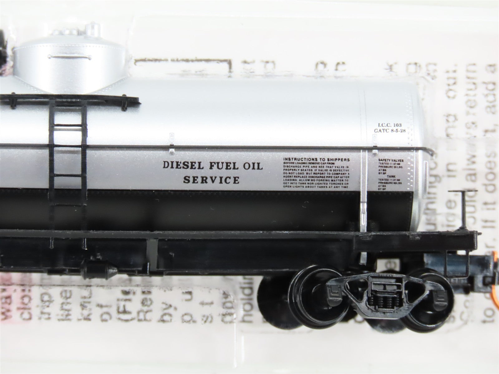N Micro-Trains MTL 06500200 SPMW Southern Pacific Single Dome Tank Car 6066 RTR
