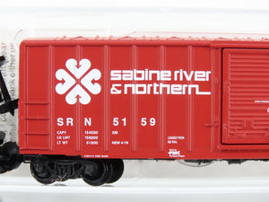 N Scale Micro-Trains MTL 25100 SRN Sabine River & Northern 50' Box Car 5159 RTR