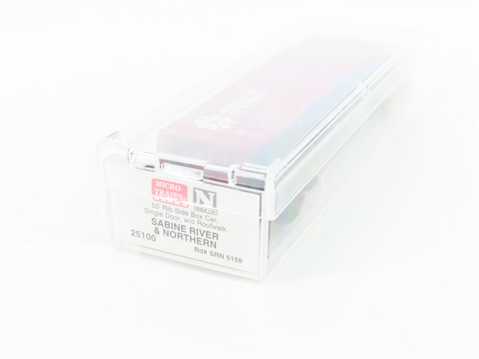 N Scale Micro-Trains MTL 25100 SRN Sabine River & Northern 50' Box Car 5159 RTR