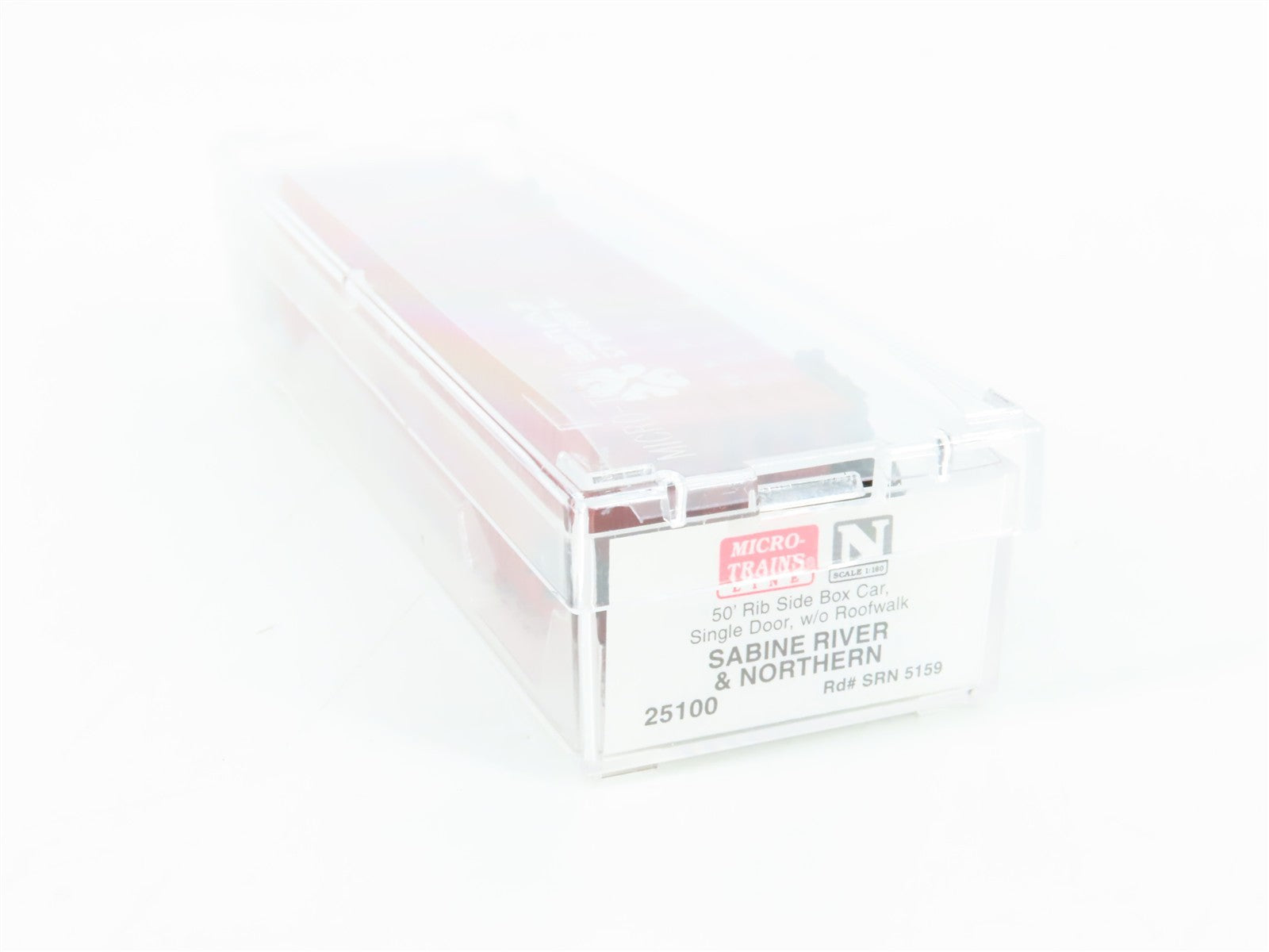 N Scale Micro-Trains MTL 25100 SRN Sabine River & Northern 50' Box Car 5159 RTR
