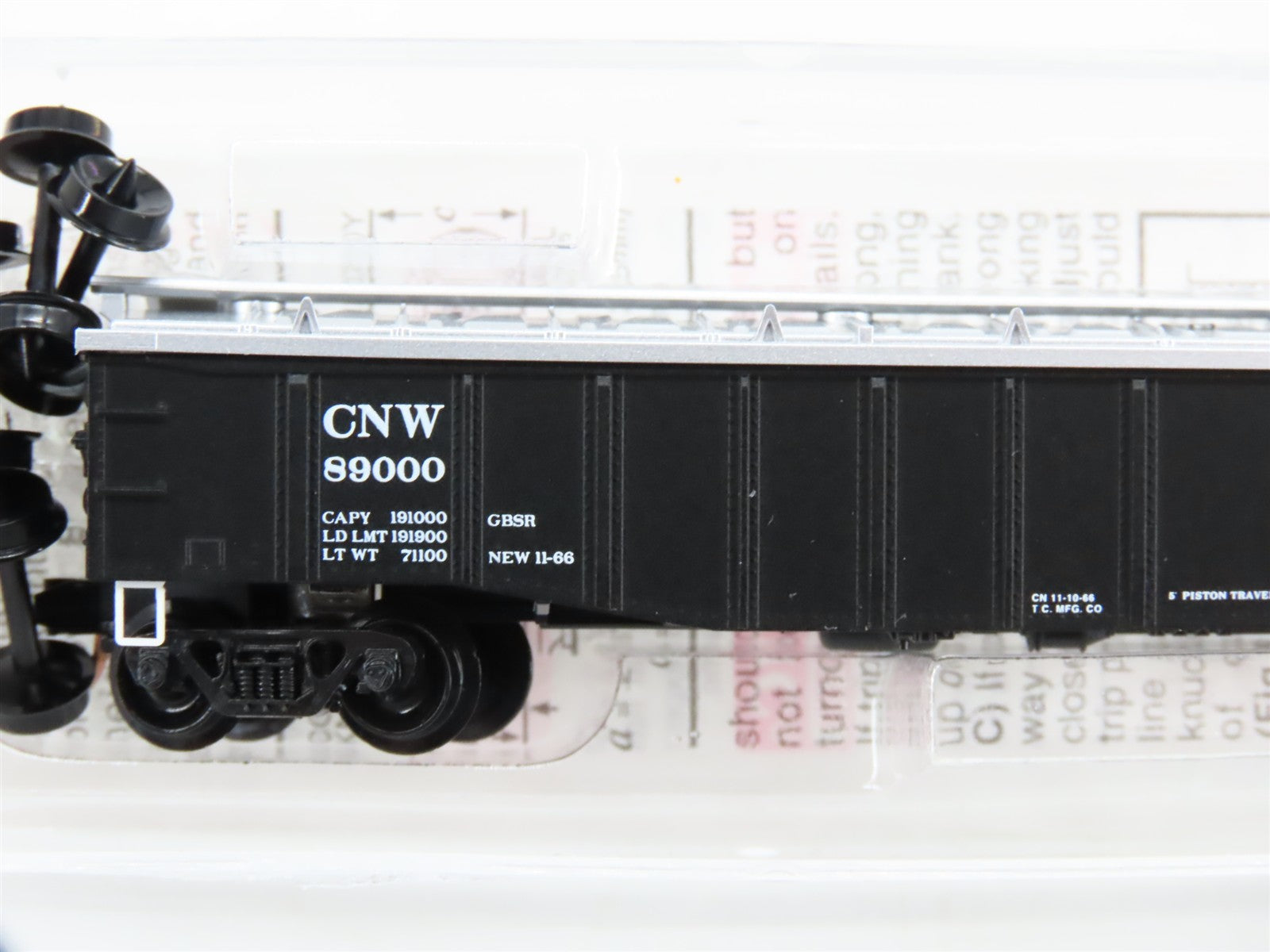 N Scale Micro-Trains MTL 106230 CNW Chicago & North Western 50' Gondola 89000
