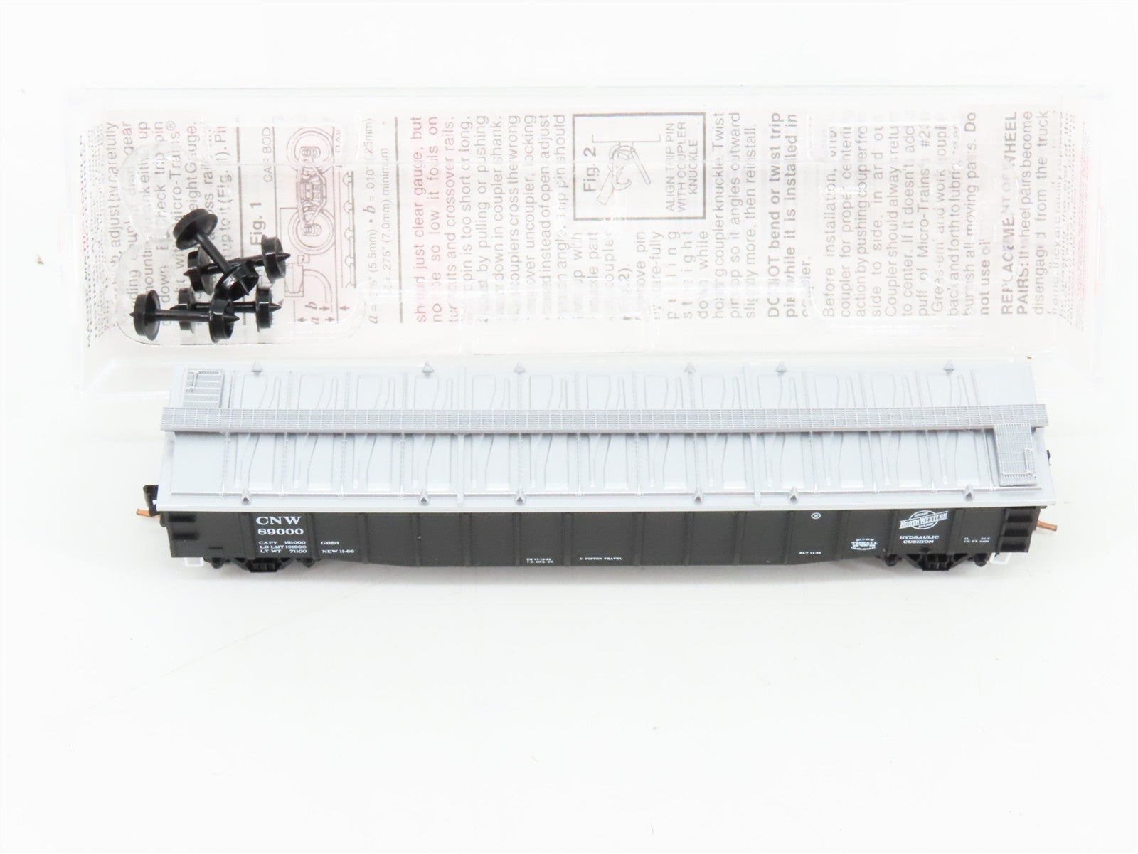 N Scale Micro-Trains MTL 106230 CNW Chicago & North Western 50' Gondola 89000