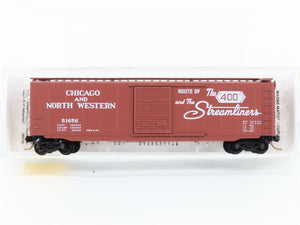 N Scale Micro-Trains MTL 31110 CNW Chicago & North Western 50' Box Car 51656 RTR