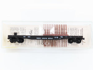 N Scale Micro-Trains MTL 45150 Toronto Hamilton & Buffalo 50' Flat Car RTR