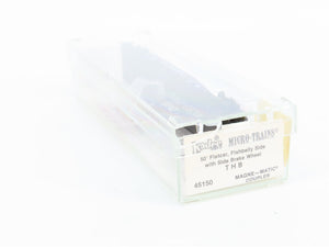 N Scale Micro-Trains MTL 45150 Toronto Hamilton & Buffalo 50' Flat Car RTR
