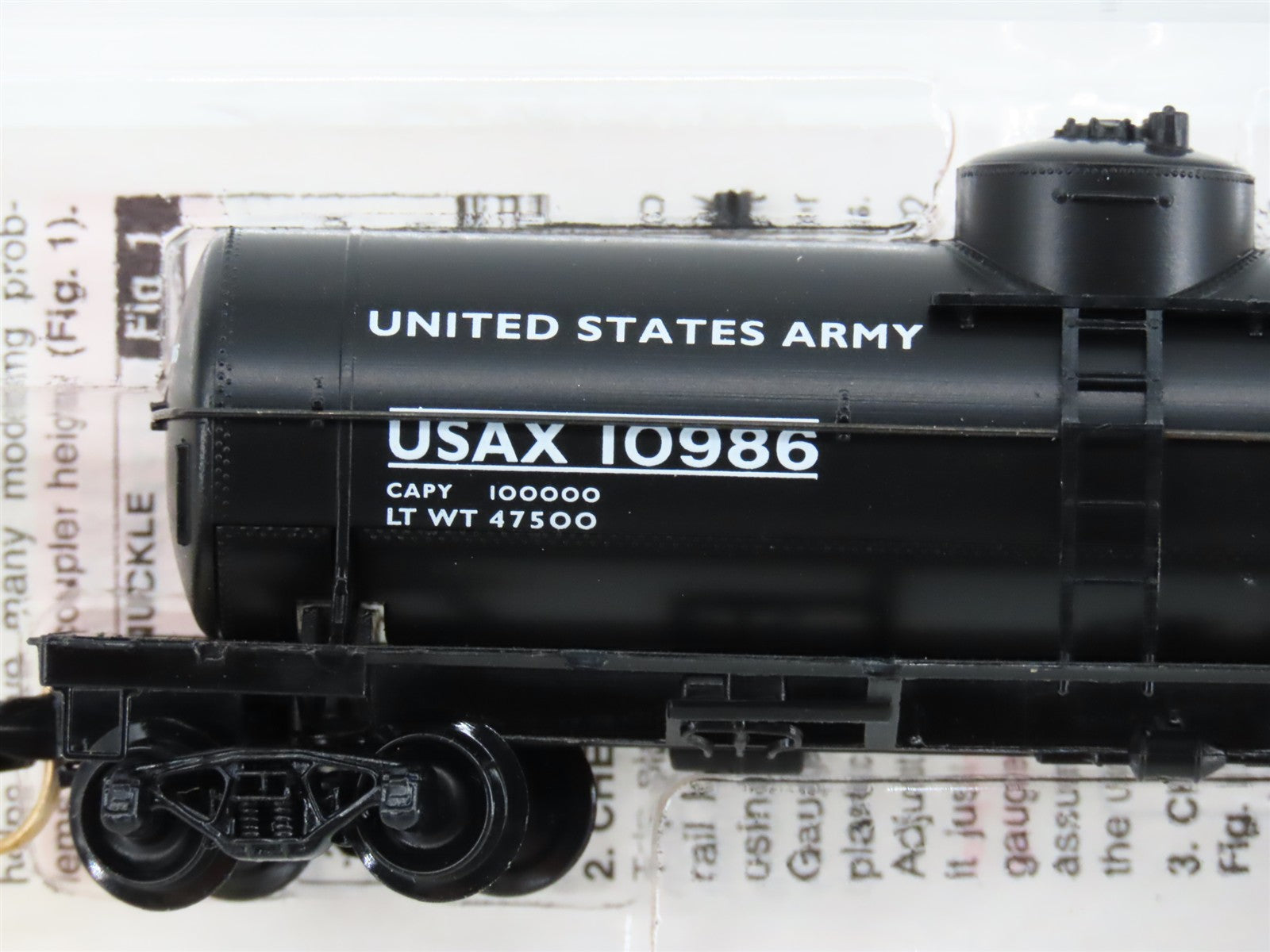N Scale Micro-Trains MTL 65370 USAX U.S. Army 39' Tank Car 10986 RTR