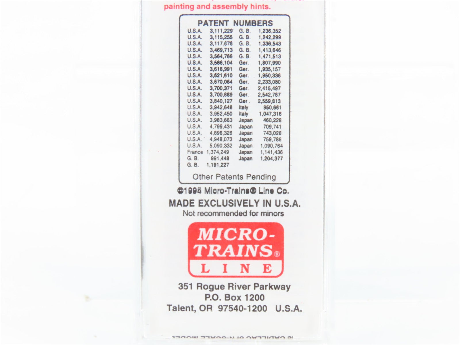 N Scale Micro-Trains MTL 32330 BM Boston & Maine 50' Box Car 1919 RTR