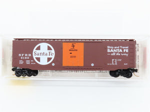 N Scale Micro-Trains MTL 32050/2 SFRB Santa Fe 50' Plug Door Box Car 6160 RTR