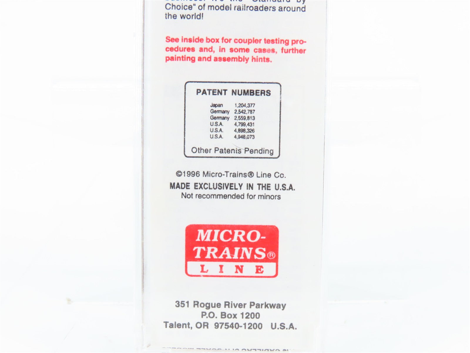 N Scale Micro-Trains MTL 32050/2 SFRB Santa Fe 50' Plug Door Box Car 6160 RTR