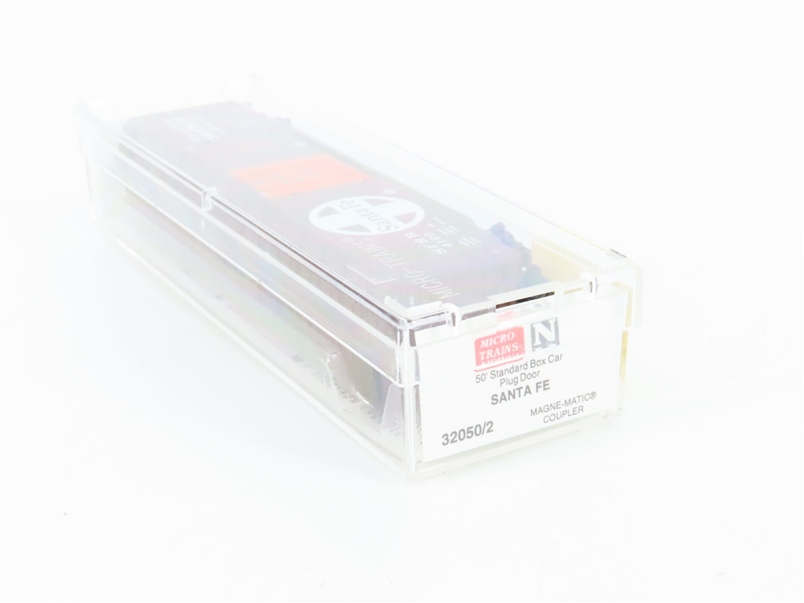 N Scale Micro-Trains MTL 32050/2 SFRB Santa Fe 50' Plug Door Box Car 6160 RTR