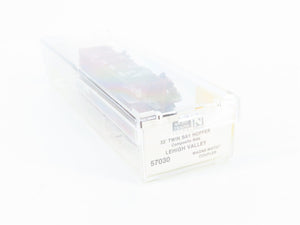 N Scale Micro-Trains MTL 57030 LV Lehigh Valley 33' 2-Bay Open Hopper 14231 RTR