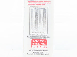 N Scale Micro-Trains MTL 51100 ATSF Santa Fe 34' Wood Sheathed Caboose 1207 RTR