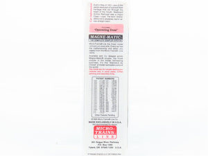 N Scale Micro-Trains MTL 20660 SAL Seaboard Silver Comet 40' Box Car 24863 RTR