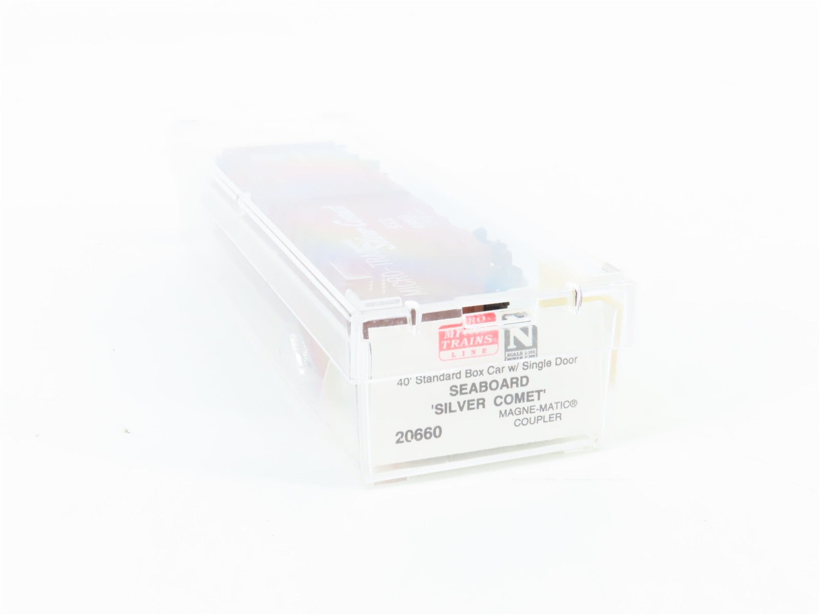 N Scale Micro-Trains MTL 20660 SAL Seaboard Silver Comet 40' Box Car 24863 RTR