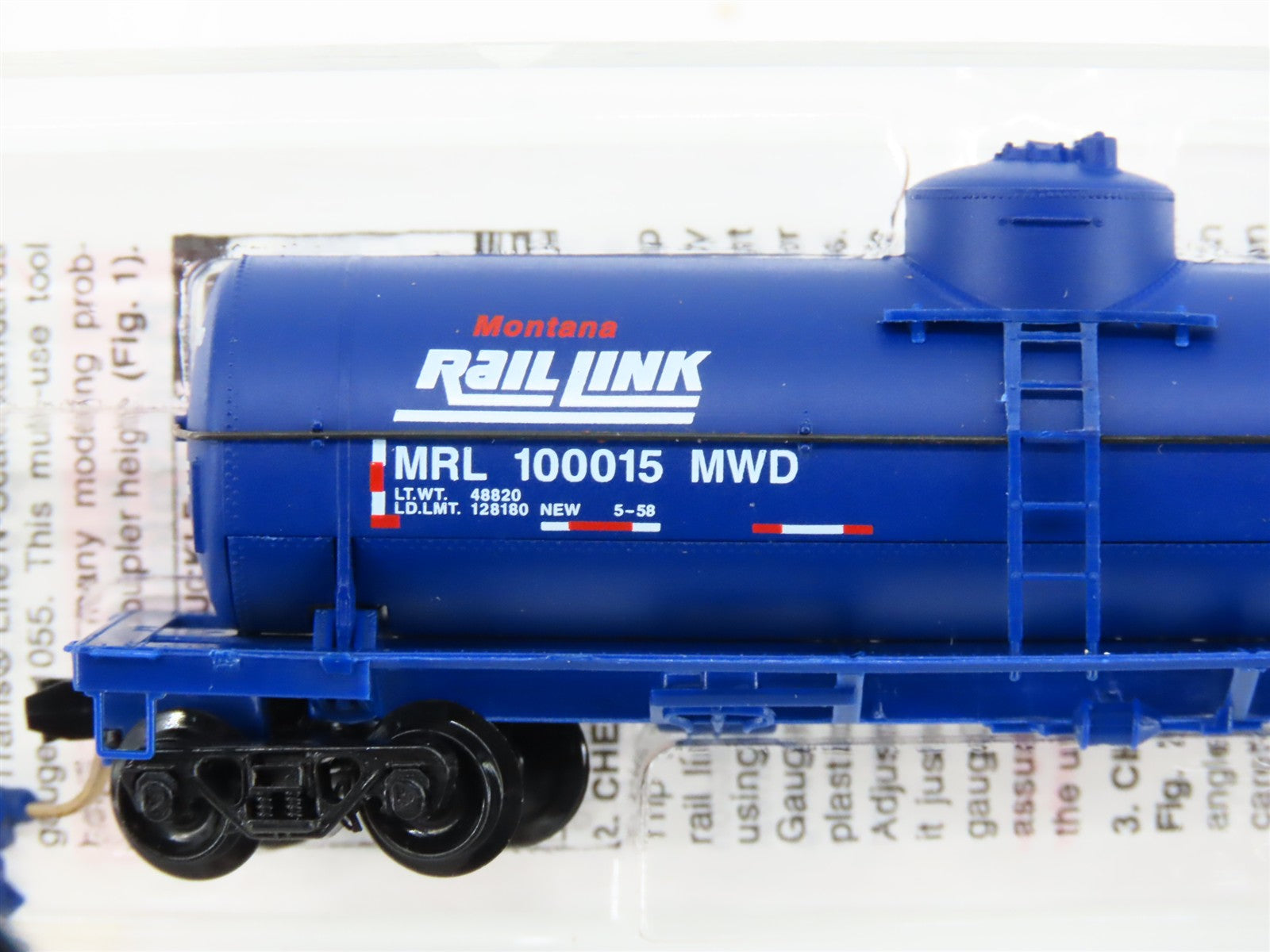 N Micro-Trains MTL 65390 MRL Montana Rail Link 39' Single Dome Tank Car 100015