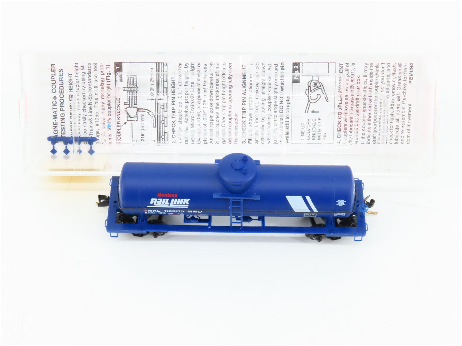 N Micro-Trains MTL 65390 MRL Montana Rail Link 39' Single Dome Tank Car 100015