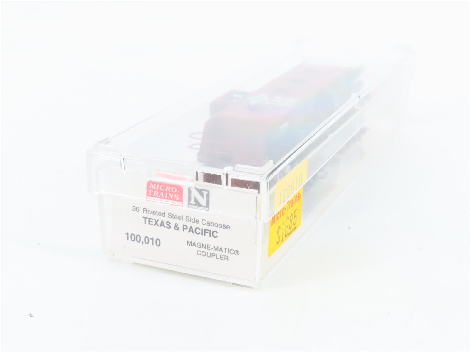 N Scale Micro-Trains MTL 100010 T&P Texas & Pacific 36' Caboose 2525 RTR