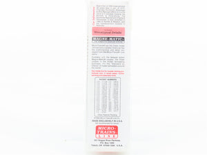N Scale Micro-Trains MTL 45020 NW Norfolk & Western 50' Fishbelly Flat Car RTR