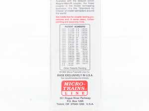 N Scale Micro-Trains MTL 45020 NW Norfolk & Western 50' Fishbelly Flat Car RTR