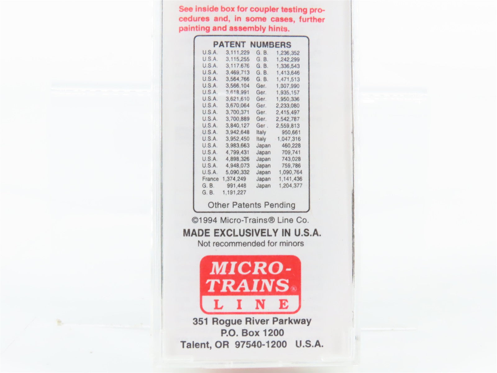 N Scale Micro-Trains MTL 32320 RDG Reading 50' Plug Door Box Car 17059 RTR