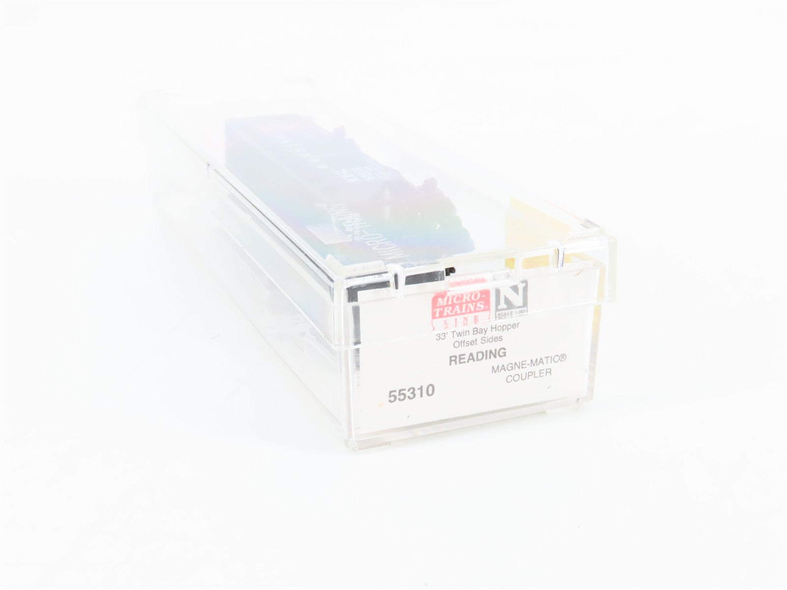 N Scale Micro-Trains MTL 55310 RDG Reading 33' 2-Bay Hopper 83002 RTR