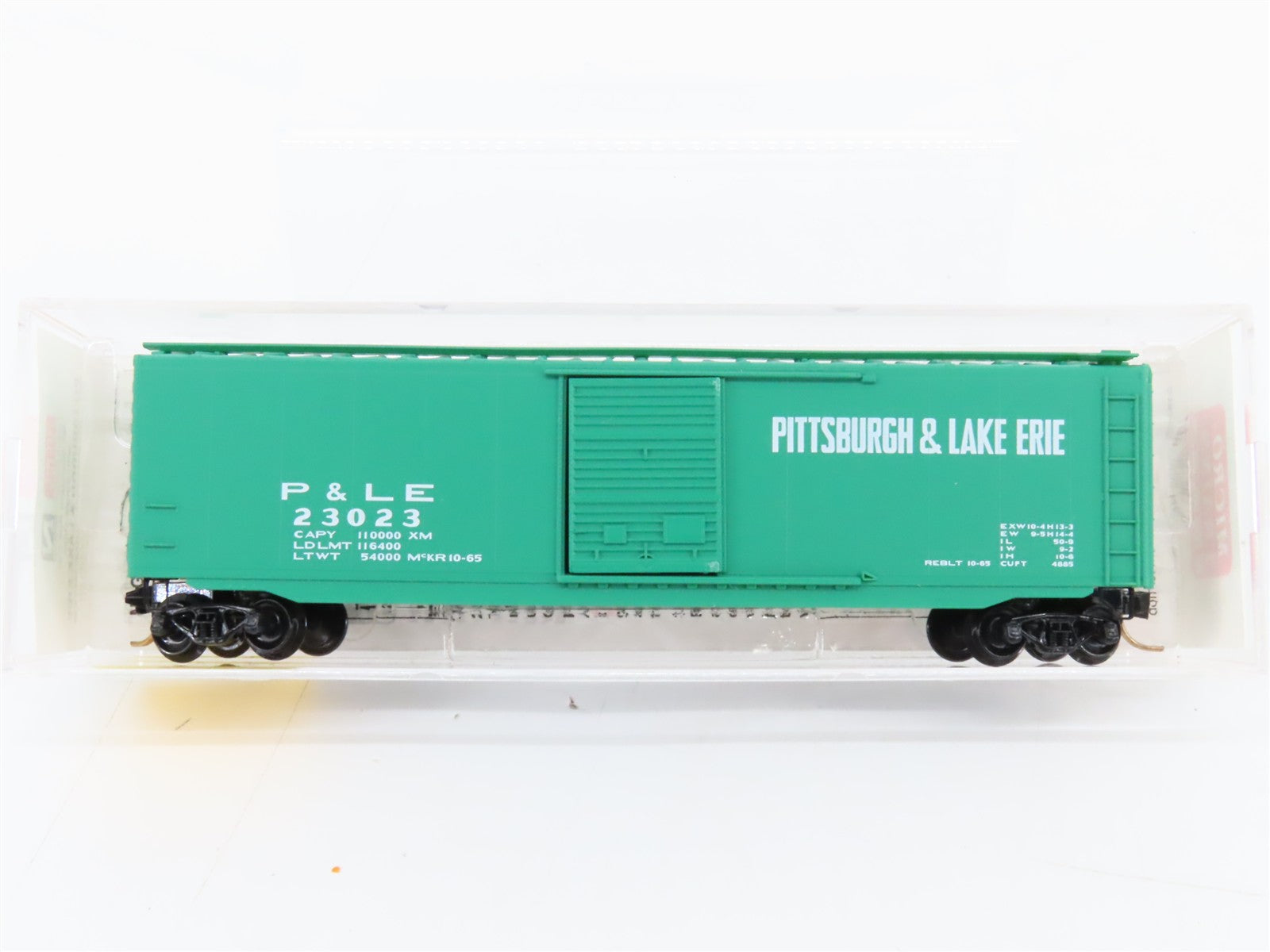 N Scale Micro-Trains MTL 31050 P&LE Pittsburgh & Lake Erie 50' Box Car 23023 RTR