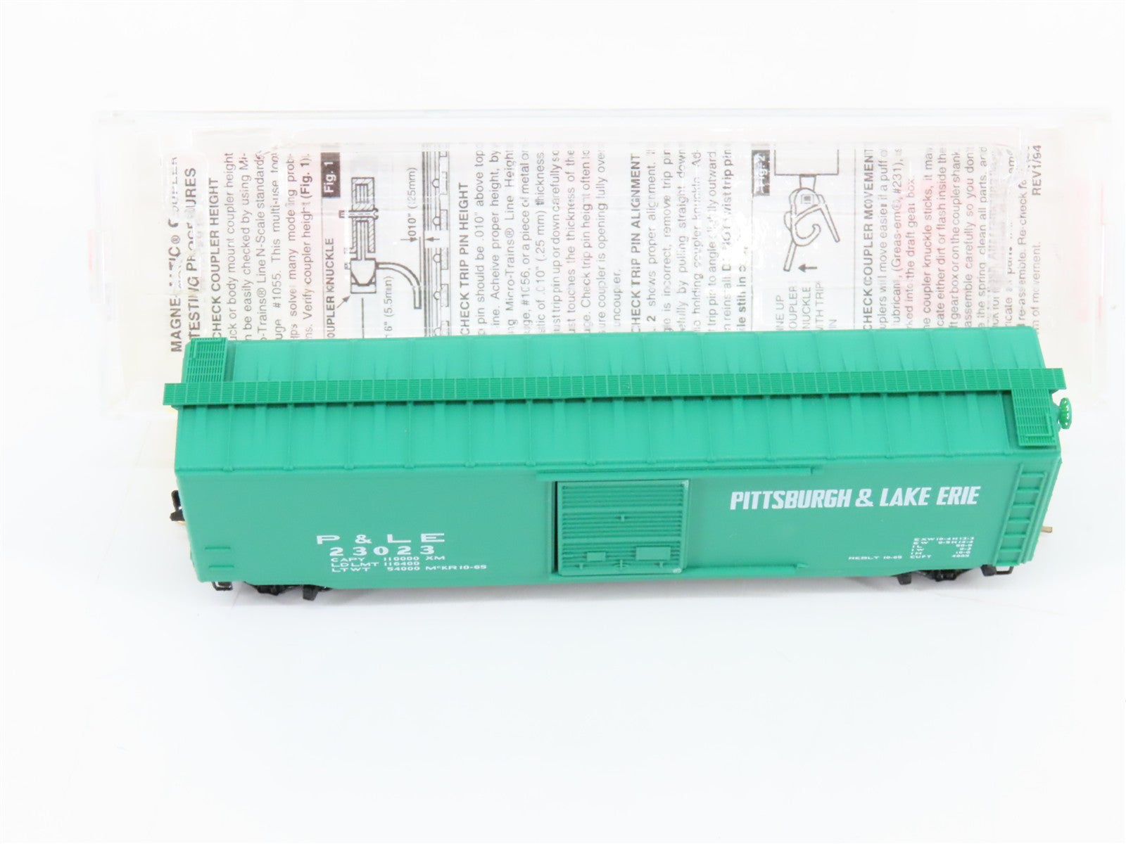 N Scale Micro-Trains MTL 31050 P&LE Pittsburgh & Lake Erie 50' Box Car 23023 RTR