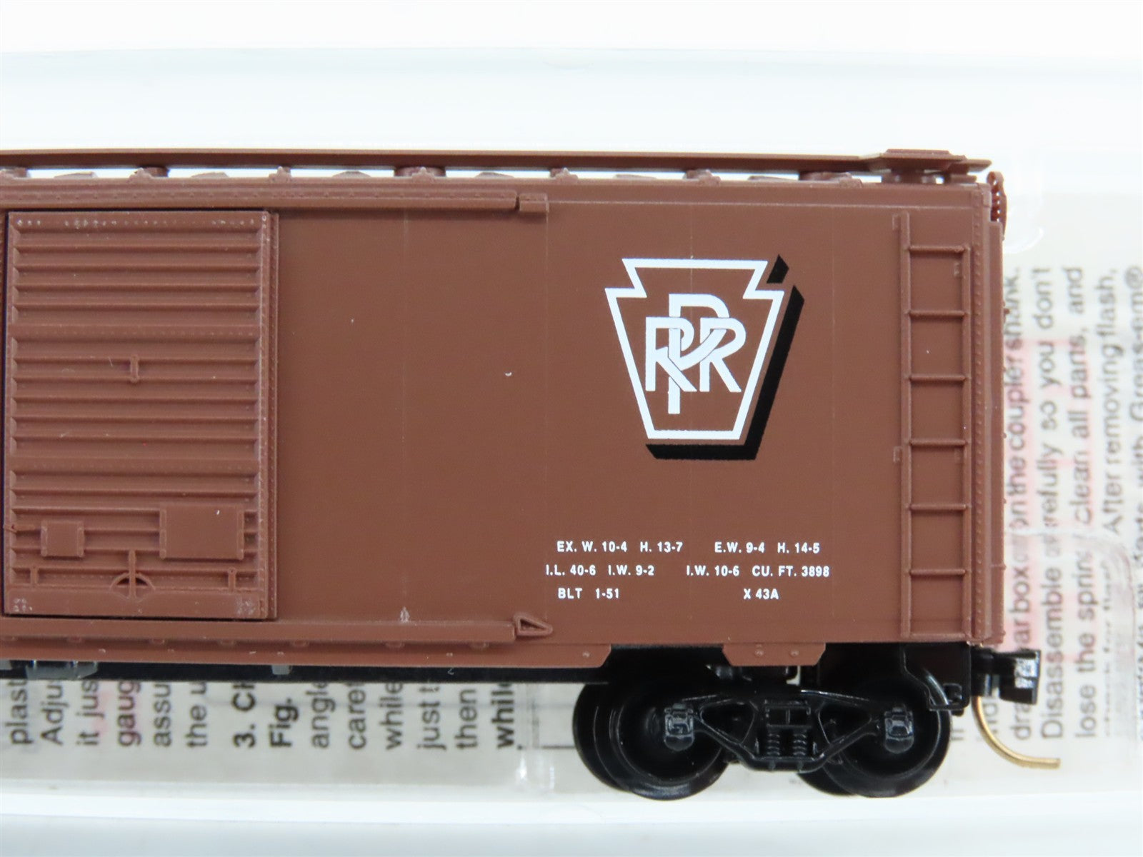 N Scale Micro-Trains MTL 20780 PRR Pennsylvania 40' Box Car 603116 RTR