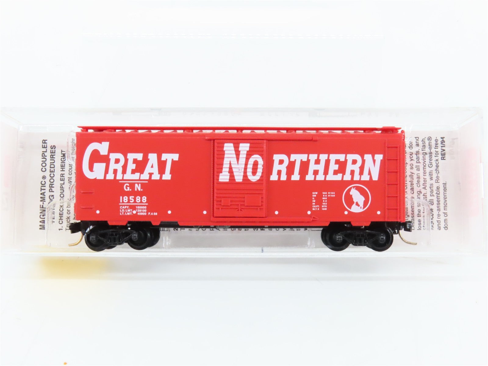 N Micro-Trains MTL 20176 GN Great Northern 