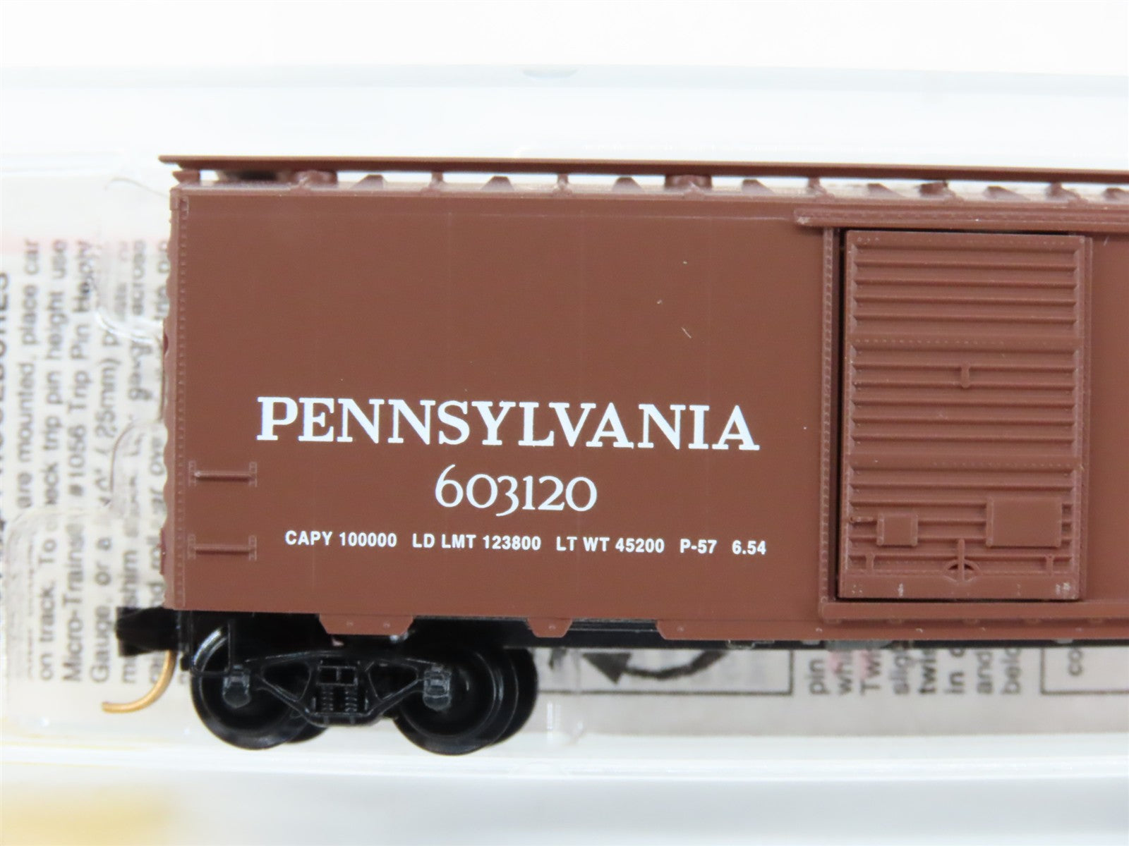 N Scale Micro-Trains MTL 20780/2 PRR Pennsylvania 40' Box Car 603120 RTR