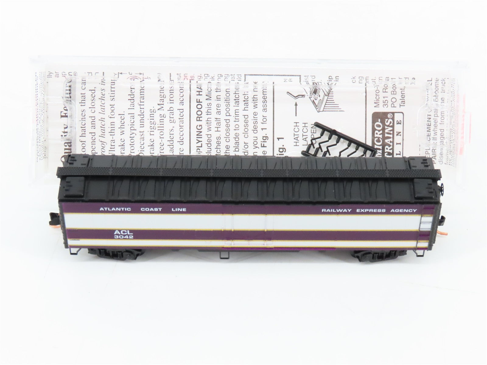 N Scale Micro-Trains MTL 52040 ACL Atlantic Coast Line 52' Express Reefer RTR