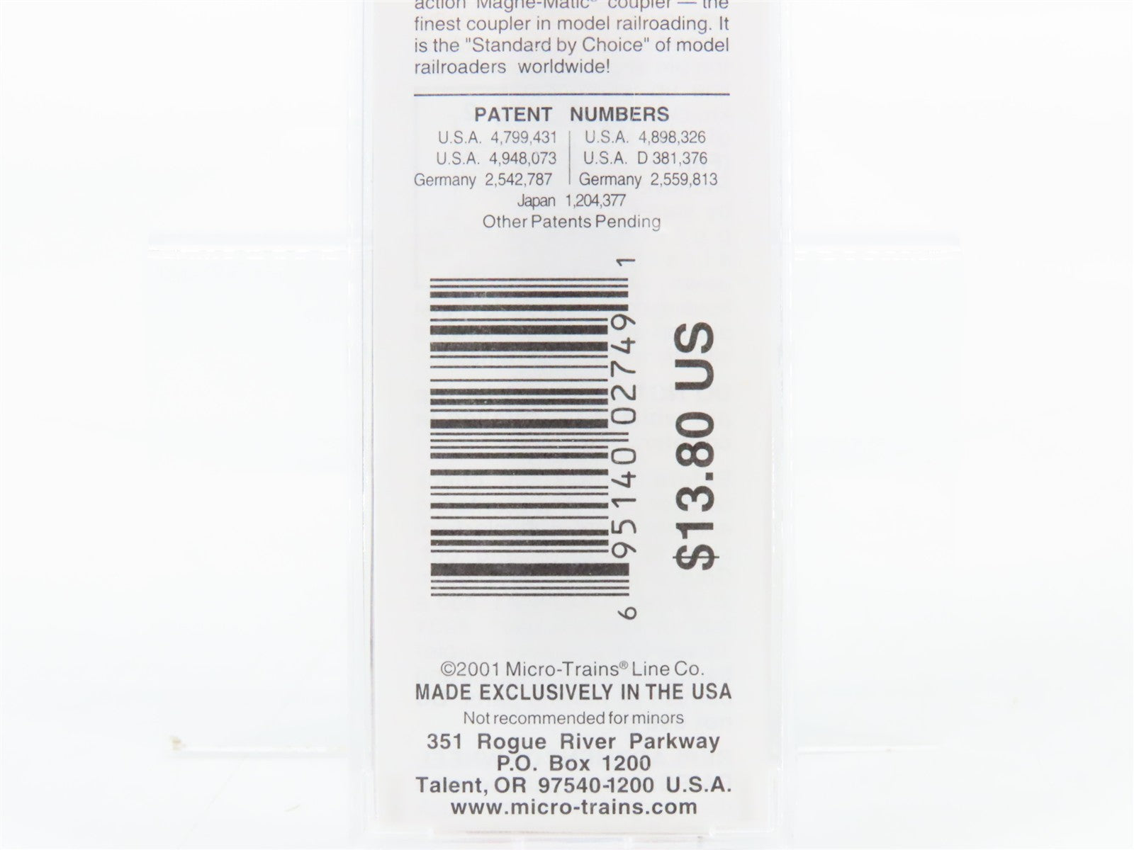 N Scale Micro-Trains MTL 105070 WM Chessie System 50' Gondola 58004 RTR