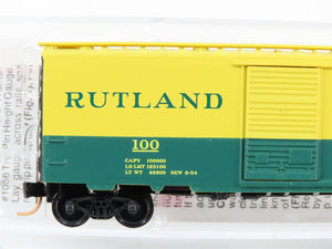 N Scale Micro-Trains MTL 20146 RUT Rutland Green Mt. Gateway 40' Box Car 100 RTR