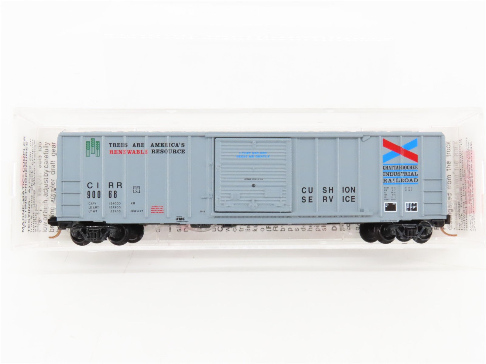N Scale Micro-Trains MTL 25040 CIRR Chattahoochee Industrial 50' Box Car 90068