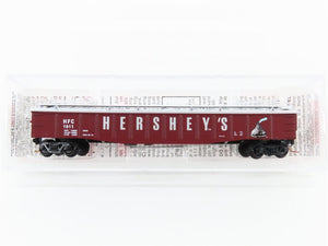 N Scale Micro-Trains MTL 106060 HFC Hershey's 50' Covered Gondola 1011 RTR
