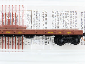 N Scale Micro-Trains MTL 44090 CB&Q Burlington Route 50' Flat Car 93374 RTR