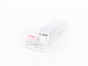 N Scale Micro-Trains MTL 44090 CB&Q Burlington Route 50' Flat Car 93374 RTR