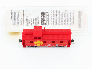 N Scale Micro-Trains MTL 100030 ATSF Santa Fe 36' Steel Caboose 999245 RTR