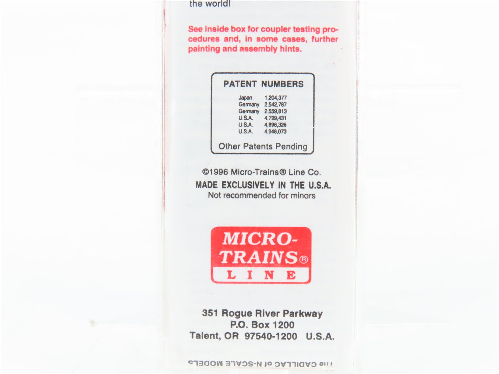 N Scale Micro-Trains MTL 100030 ATSF Santa Fe 36' Steel Caboose 999245 RTR